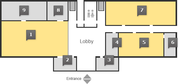 1st Floor Office Space Layout
