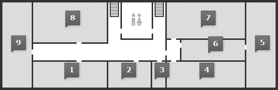 5楼办公空间布局图